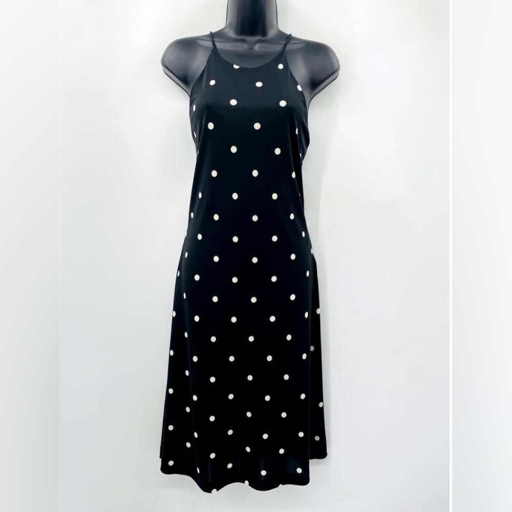 Ralph Lauren Black Polka Dot Dress